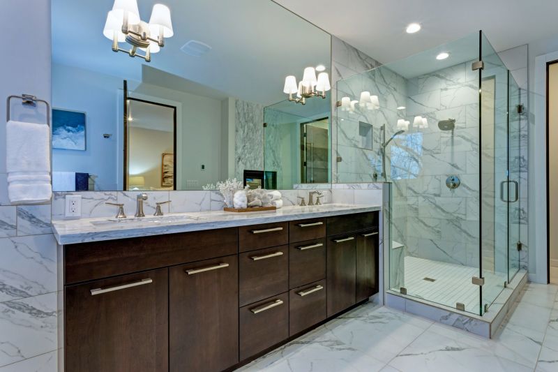 Marble and Glass Accents